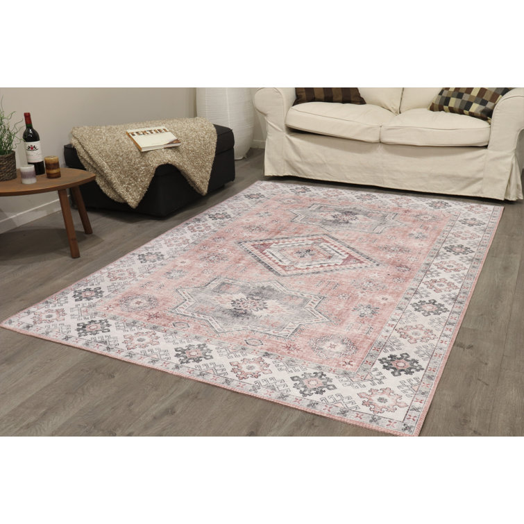 World Menagerie Azurite Fenix Blush Rug & Reviews Wayfair.co.uk